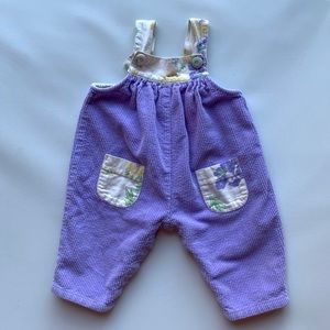 Vintage purple overalls
